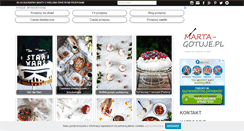 Desktop Screenshot of marta-gotuje.pl