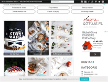 Tablet Screenshot of marta-gotuje.pl